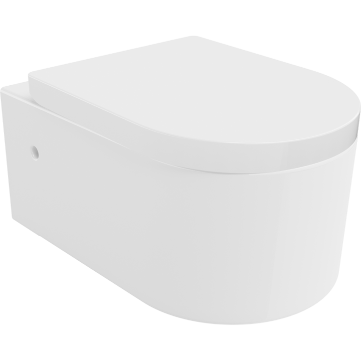 Vas de toaleta suspendat, Mexen, 4394, Ceramica, Alb, 48x36x36.5 cm