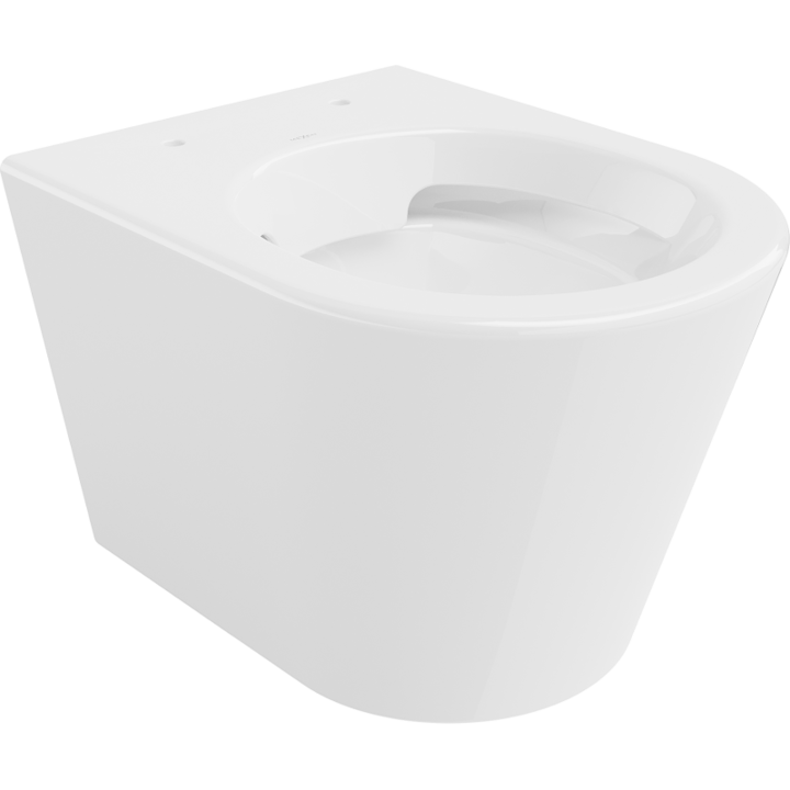 Vas de toaleta suspendat, Mexen, 4432, Ceramica, Alb, 48x36.5x36 cm