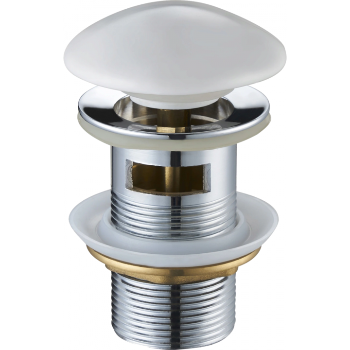 Dop pentru chiuveta, Mexen, 2199, Alama, Alb