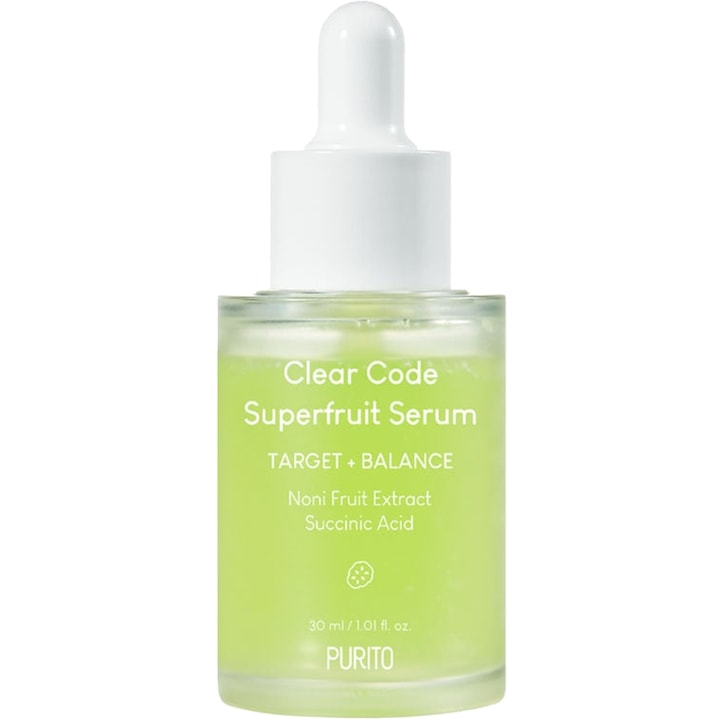Clear Code Superfruit Ser de fata calmant si echilibrant 30 ml