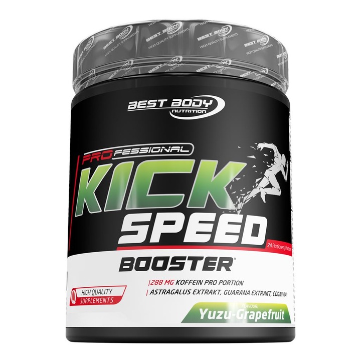 Amino acids Professional Kick Speed Booster Best Body Nutrition - 600 g - Yuzu Grapefruit