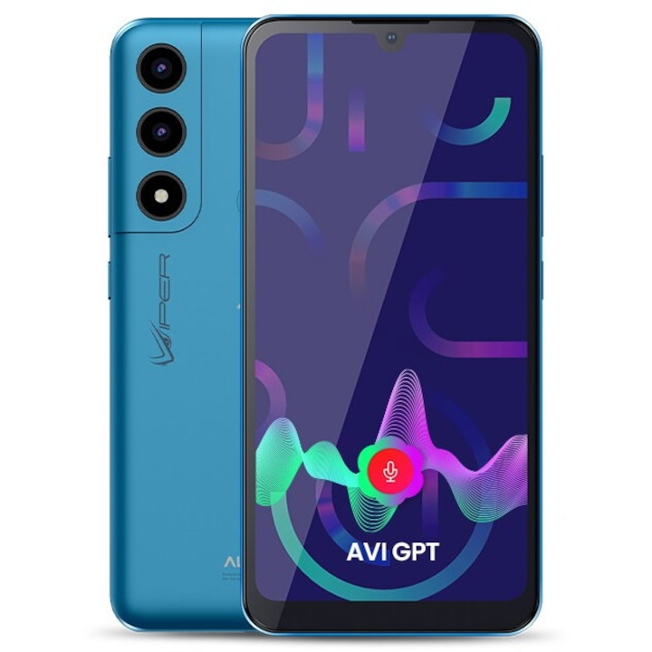 Мобилен телефон Allview V10 Viper Lite, 2GB, 32GB, Turquoise