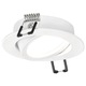 Spot Incastrat 1xGU10 Orientabil D82mm IP20 Alb