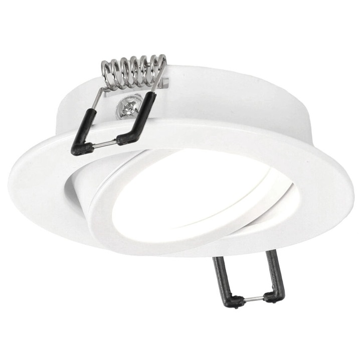 Spot Incastrat 1xGU10 Orientabil D82mm IP20 Alb