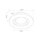 Spot Incastrat 1xGU10 Orientabil D82mm IP20 Alb