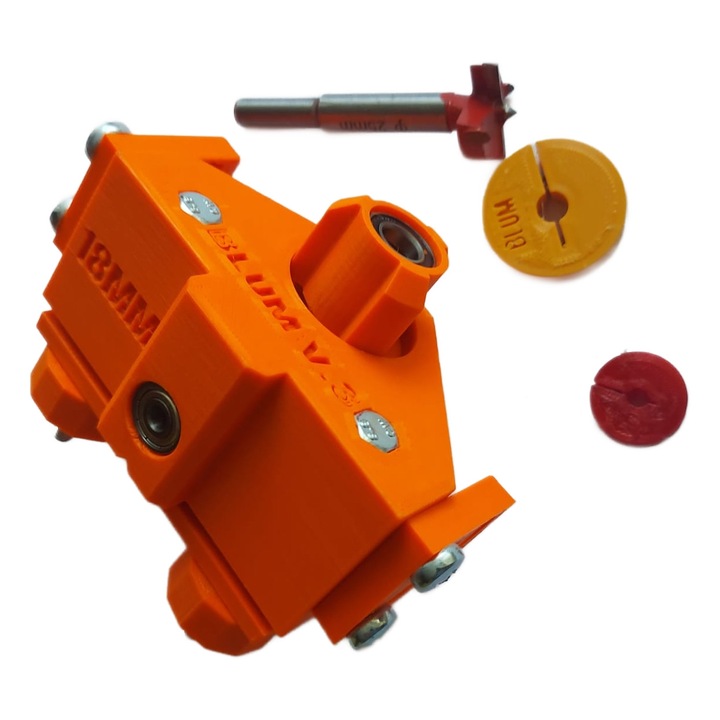 Sablon mobila din plastic dur pentru demontabili Blum si Hafele Tofix 25 v3.0