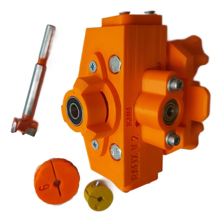 Sablon mobila din plastic dur gaurire - frezare pentru demontabili Rafix 20 v.2