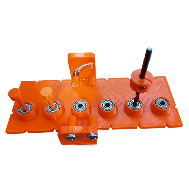 Sablon mobila din plastic dur pentru gauri rafturi polite v.2