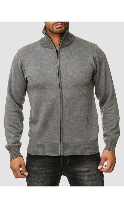 Жилетка с висока яка REECER, Сив, S