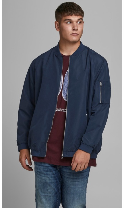 JACK & JONES férfi dzseki, 4266, poliészter, Világoskék