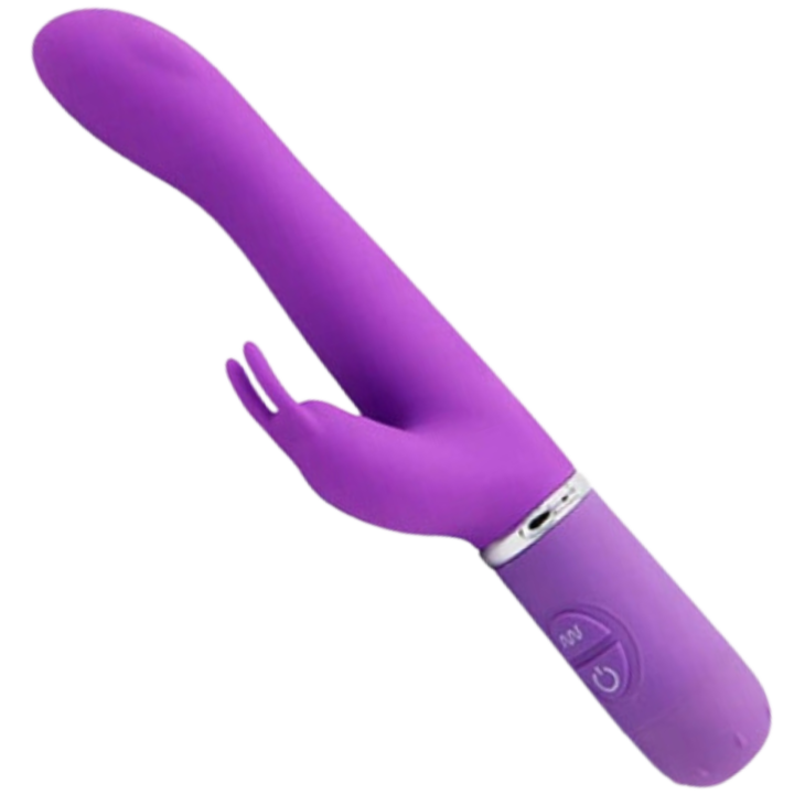 Vibrátor, Valódi Stimulátor, Glover és G Spot, Szilikon, Lila