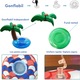 Set de 12 Suporturi pahare Gonflabile, Simply Joy, pentru Bauturi si Piscina, Jucarii de Apa pentru Copii, Plutitoare, Multicolor