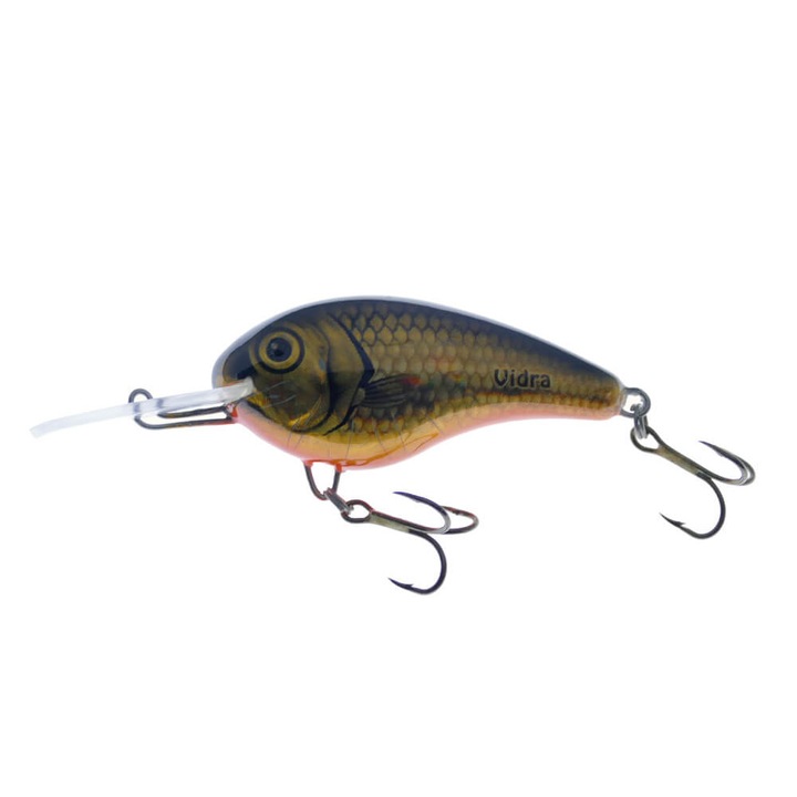 Vobler crankbait Wobbler Vidra Nautilus DR (Deep Runer) 6cm, 16gr, Floating, GLH (Gold Holo) pentru pescuitul la somn, stiuca sau salau