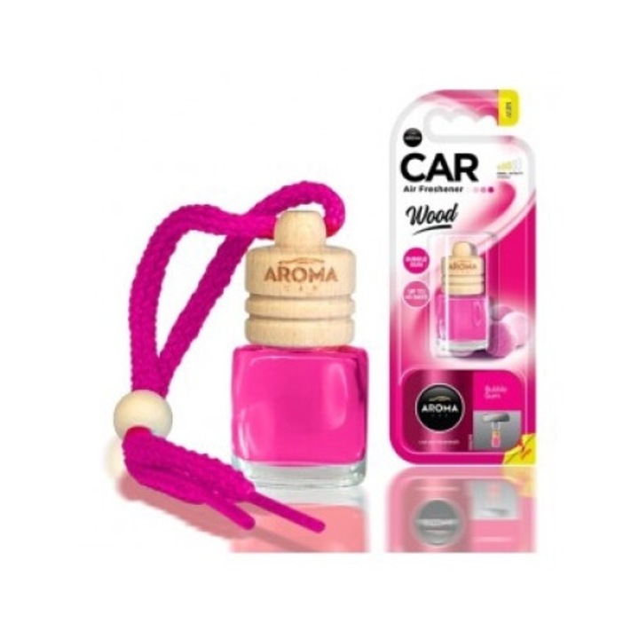 Autós légfrissítő Aroma Car Wood rágógumi