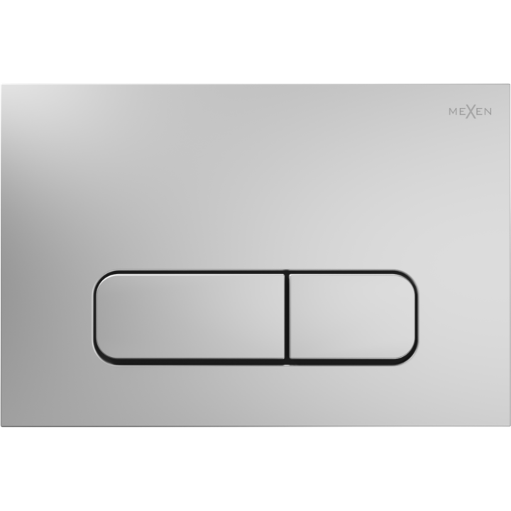 Butoane pentru rezervor WC, Mexen, 2316, Plastic, Crom mat