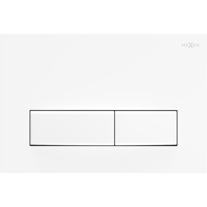 Butoane pentru rezervor WC, Mexen, 4488, Plastic, Alb mat