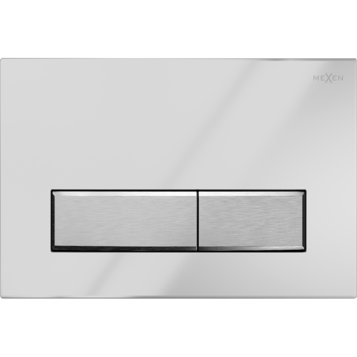 Butoane pentru rezervor WC, Mexen, 4491, Plastic, Crom