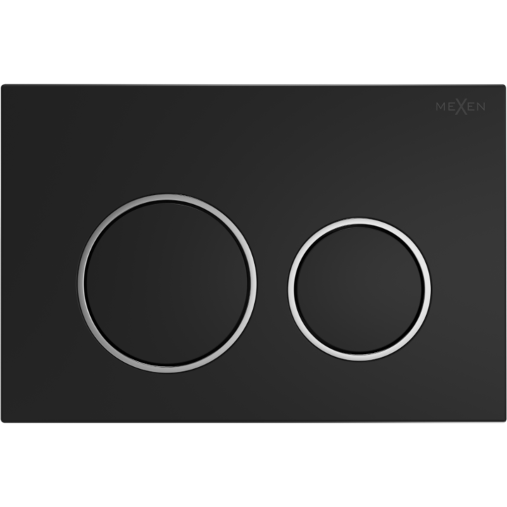 Butoane pentru rezervor WC, Mexen, 2346, Plastic, Negru