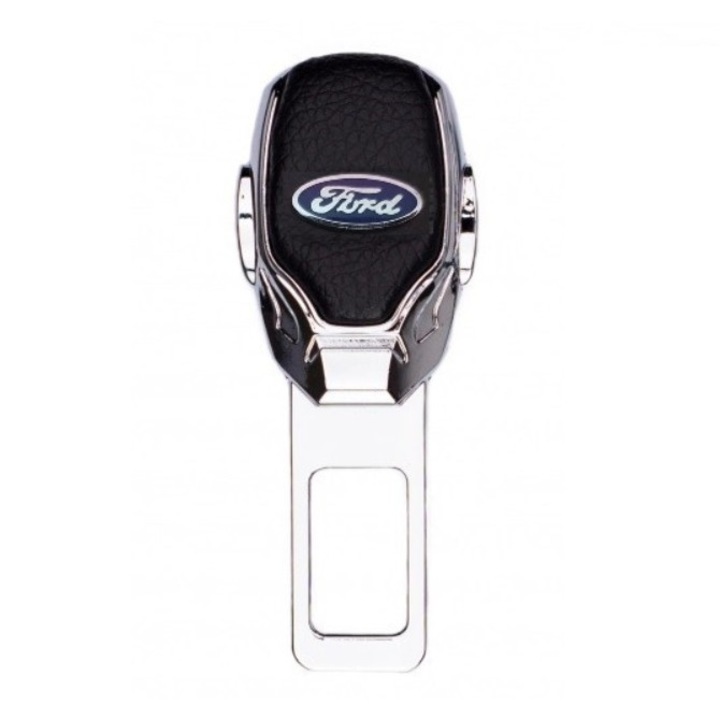 Centura falsa, Anulator / Blocator Sunet, Piele, Chrome, FORD, 1 buc, UA