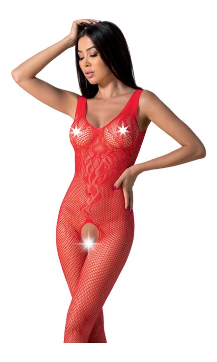 Erotikus fehérnemű, bodyharisnya 098, Passion, Piros, One Size