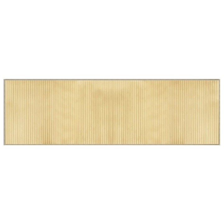 Килим vidaXL, Правоъгълен, Натурален, 60x200 см, Бамбук, 1.7 Kg