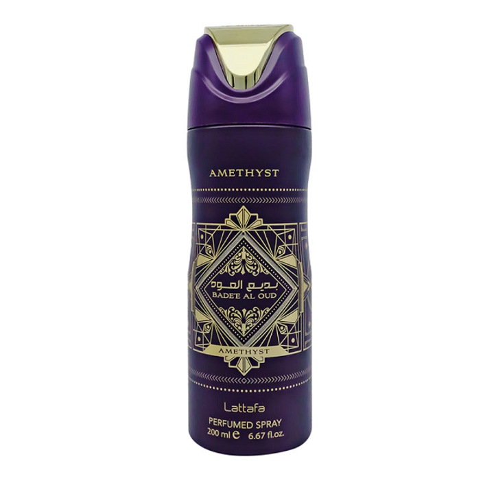 Dezodor spray Lattafa Bade'e Al Oud Amethyst, unisex, 200 ml