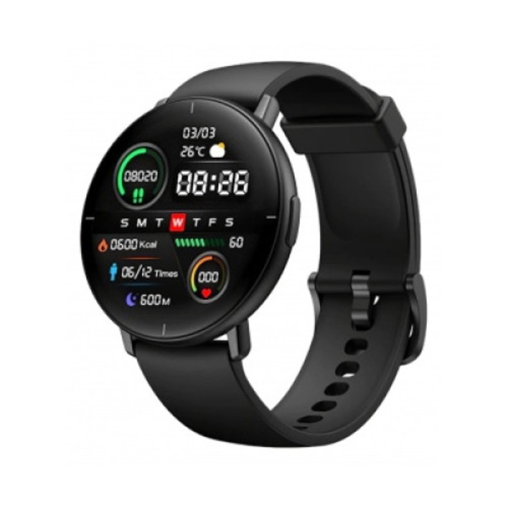 Smartwatch Mibro Lite, Пластмасова каишка, Универсален, Дисплей 1 "3", Bluetooth, Черен