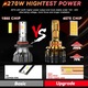 Set 2 Becuri Auto LED H7, AutoREY® Premium, Bec H7 LED CANBUS PRO 270W 27000LM, Cu Cipuri CSP 4575 Super Performante, Dublu Sistem De Racire, Lumina Alba Rece 6000K, Sistem CANBUS Fara Eroare De Bec Ars, Instalare Rapida Plug & Play