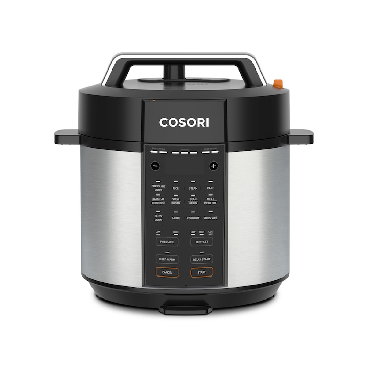 Multicooker pentru gаtit sub presiune Cosori CMC-CO601-SEU, 1100 W, 5, 7 l, 80 kPa, 9 programe, Timer, Negru