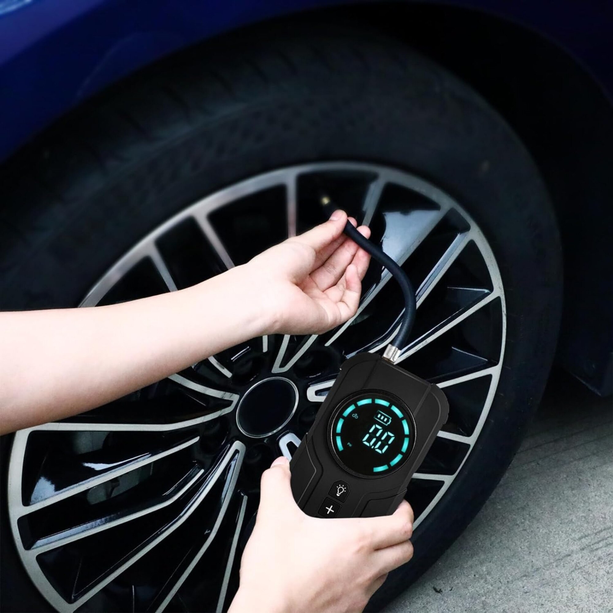 Compresor de Aer Auto Smart, Portabil, Multifunctional, Pompa de Aer ...