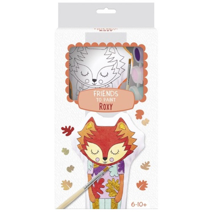 Set creativ de colorat, Avenue Mandarine, Vulpea Roxy, Multicolor
