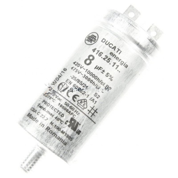 Originale Beko DCU 2670 8uF Asciugatrice/Lavatrice Condensatore Originale Beko DCU 2670 8uF Asciugatrice/Lavatrice Condensatore