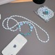 Snur universal pentru telefon, accesorii telefon/accesorii pentru telefon、accesorii iphone、detasabila, pliabila, albastru deschis, 60cm
