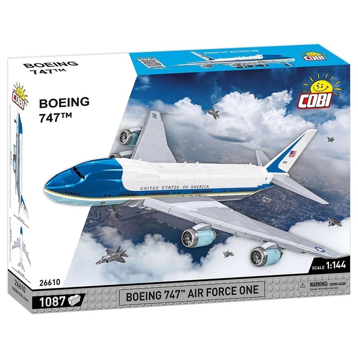 Set de Construit Boeing 747 Air Force One, 1087 piese