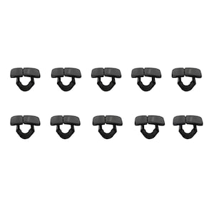 Set 10 cleme de fixare Ventoo®, pentru izolare fonica a capotei, compatibil Audi, Volkswagen, Seat, Skoda, din plastic, negru