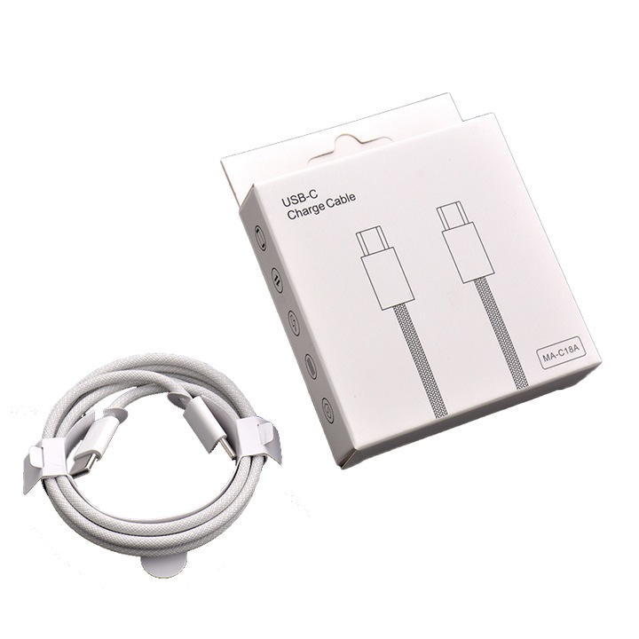 COMEWE adatkábel, USB C - USB C, gyors töltés 60W, megnövelt ellenállás, 1m