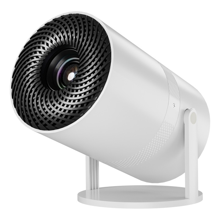 Videó projektor, Smart TV hordozható projektor, 720P, kontraszt 10000:1, 4k távirányítóval, Android TV 11.0, WiFi 6, Bluetooth 5.0, zoom funkció 50%, alacsony zajszint 25 dB