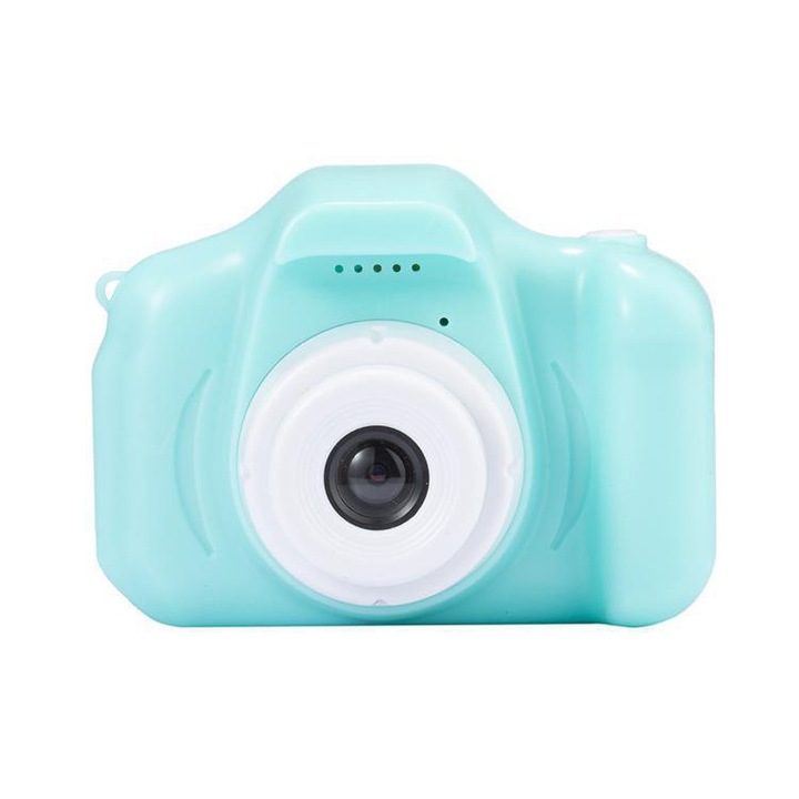 Camera foto digitala pentru copii, ecran LCD de 2.0 inch, camera duala HD, rezolutie de 36MP, zoom 16X, verde