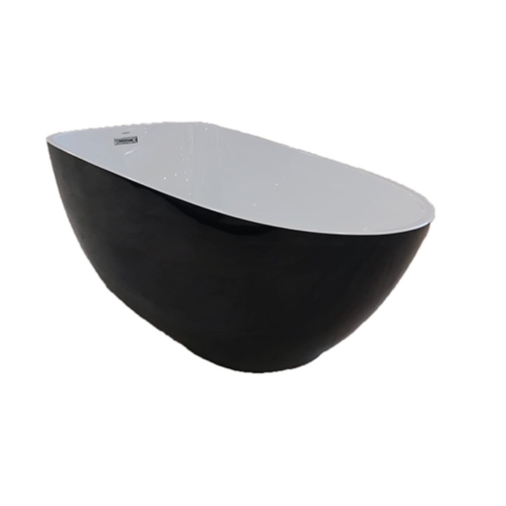 Cada 6289, Freestanding, Imorom, Negru, 170x80 cm