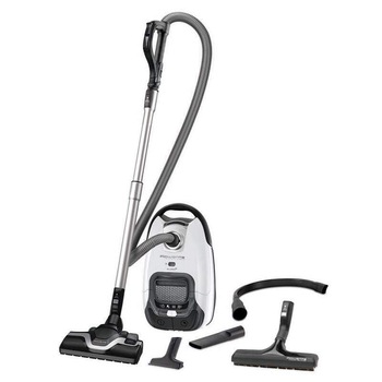 Aspirator cu sac Rowenta RO7459 Silence Force Allergy+, 400W, recipient sac 4.5l, Alb