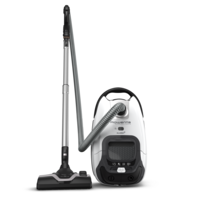 Aspirator cu sac Rowenta RO7457 Silence Force, recipient sac 4.5l, negru/alb