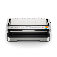 Gratar electric Tefal OptiGrill 2 in 1 GC782D XL, 2200W, 12 programe de gatit automate, inox