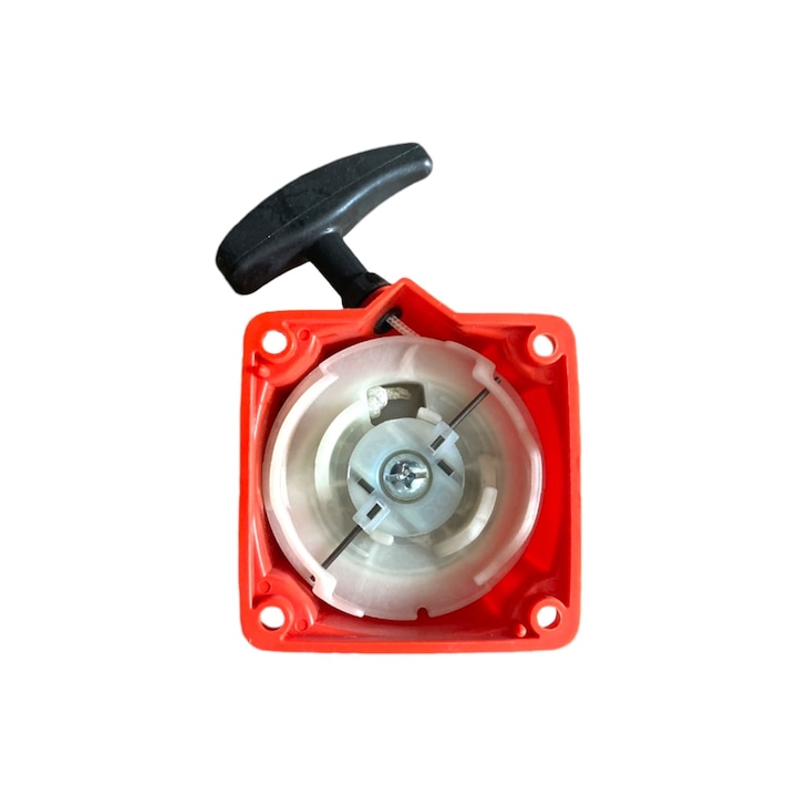 Demaror motocoasa cu doua sarme varianta premium, rosu, AVI-3258