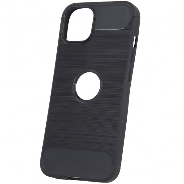 Carcasa din silicon compatibila cu Xiaomi Redmi 13C, husa de telefon, capac spate, model carbon, neagra, Simple Carbon