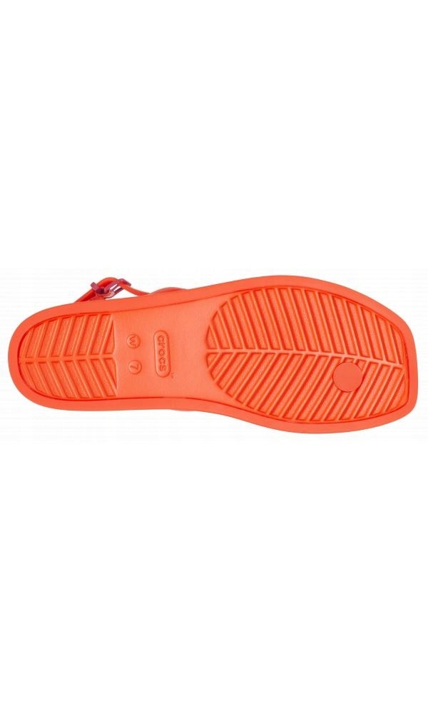 Sandale Femei, Crocs, Miami Thong 209793 Flip, Rosu, Rosu, 38-39
