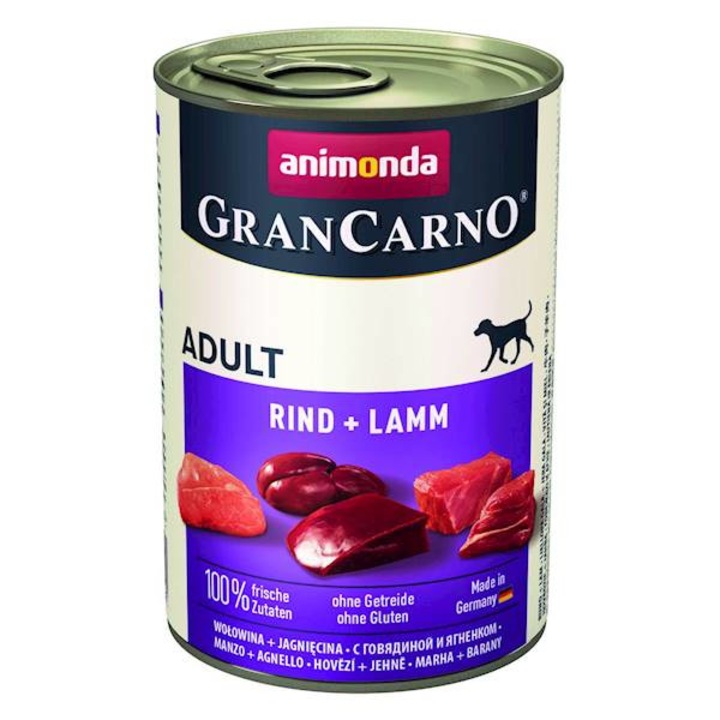 Hrana umeda pentru caini Animonda GranCarno Adult, Vita/Miel, toate taliile, 400g