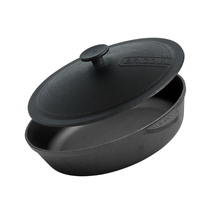 Tigaie din fonta cu capac 280x60 mm "Monolith"