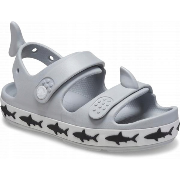 Детски сандали, Crocs, с велкро, Crocband Cruiser Shark 210031, сиви, Сив