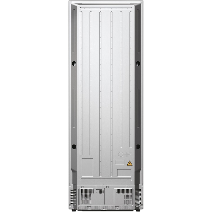 Side by side French Door Haier HFR5720EWMG, 477 l, Total No Frost, Clasa E, Air Surround, Humidity Zone, My Zone, Top Led, Dispenser apa, H 201 cm, Argintiu