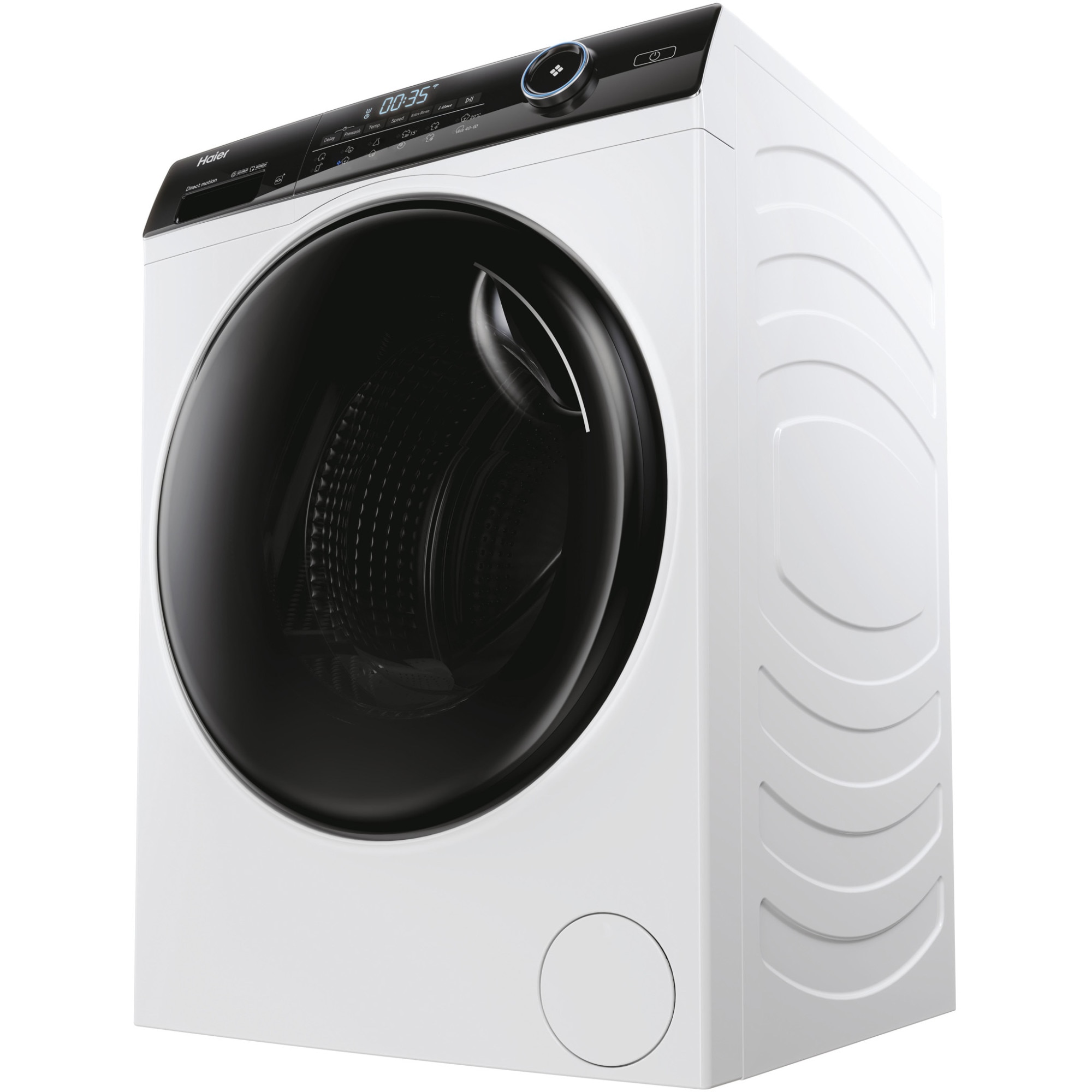 Masina de spalat Haier HW80-B14959EU1-S, 8 kg, 1400 rpm, Motor Direct Motion, Clasa A, Refresh, WiFi, Steam, Alb